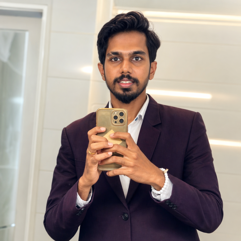 instagram profile retouched